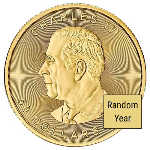 1 oz Canadian Gold Maple Leaf - Random Year